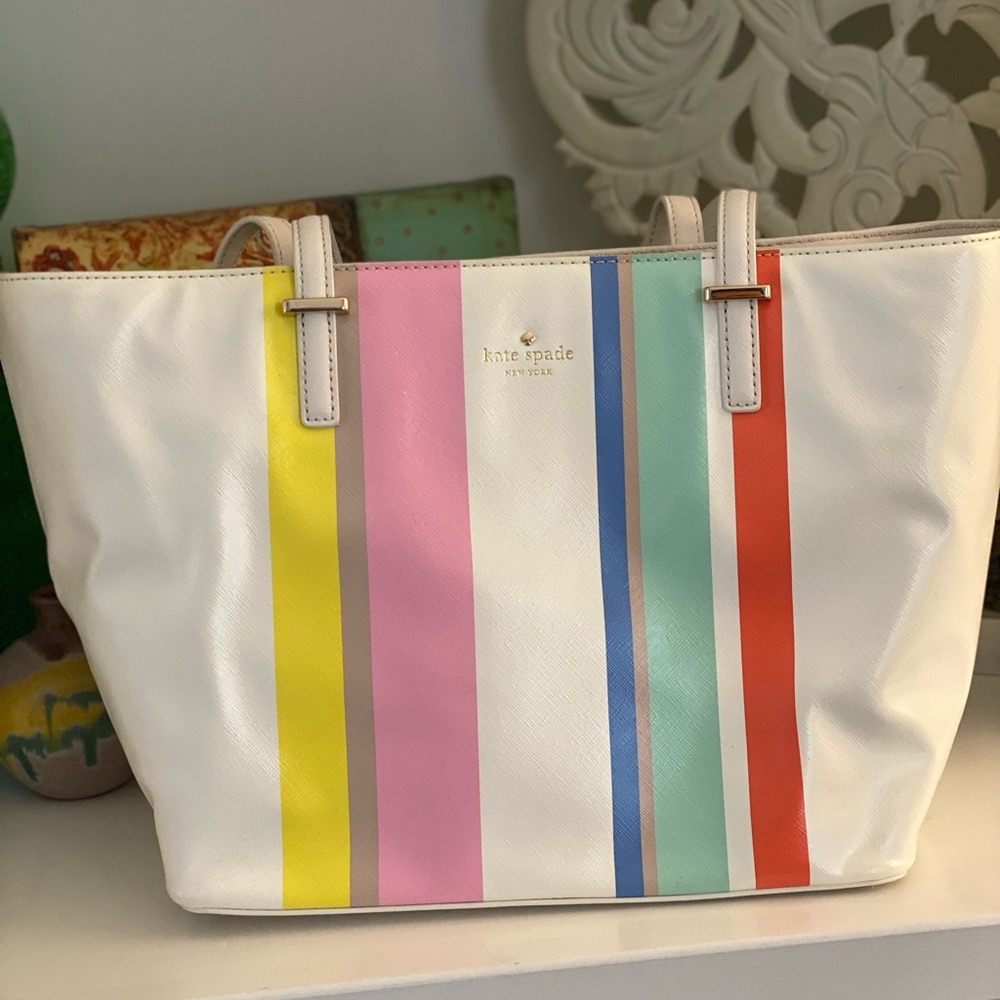 Kate spade stripped bag NWT